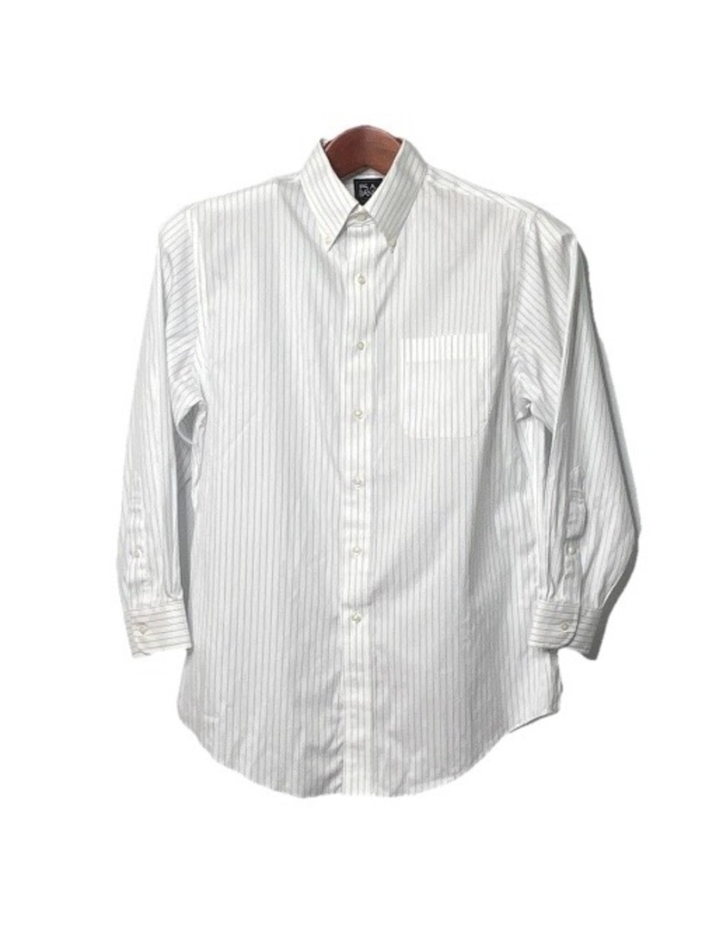 Jos. A. Bank White Pinstripe Dress Shirt